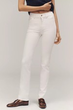 DL1961 Halle Straight High Rise Instasculpt White Jeans Women’s 27 Anthropologie