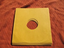 10 x Gold Kraft Paper 10" RECORD SLEEVES 78 RPM Jazz Blues Opera Classical inch