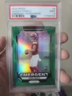 2024 Panini Prizm - Emergent Jayden Daniels #2 Green Prizm (RC) PSA 9