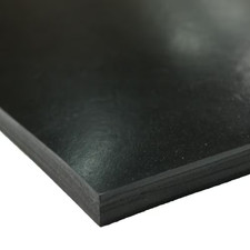 EPDM Rubber Sheet- 1/4 In. Thick X 2 In. Width X 36 In. Length - Black - 60A Dur