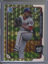 2015 Bowman Chrome Prospects Superfractor 1/1 Reynaldo Lopez #BCP246 a7p