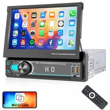 1DIN Autoradio mit 7' Touch Screen Bildschirm Bluetooth USB SD MP5 Player Radio