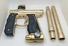 Empire Paintball Mini GS Gold/Gold Paintball Marker w/ Box *PREOWNED* #MI33