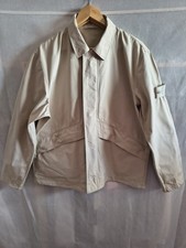 Image of Stone Island Ghost Overshirt/Jacket In Beige (Size XXL) 25" pit to pit