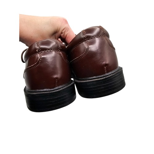 Deer Stags SUPRO Sock Mens Sz 12M Brown Times Lace Up Oxford Shoes NEW - Picture 6 of 8