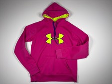 Under Armour Hoodie Women Medium Pink UA Storm Athletic Pullover Training