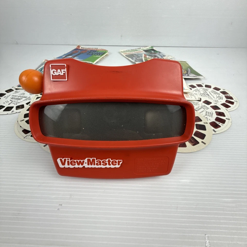 View-Master GAF 1980s With 30 Slides Including Wrestling Hulk Hogan Disney +  - Image 2 of 4