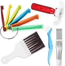 5 Pieces Air Conditioner Fin Cleaner Set 3 Different Fin Comb Condenser Fin