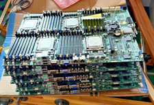 (5) H8QGI-F G34 MoBo Lot with CPUs, 512GB Registered DDR3, HS/Fs