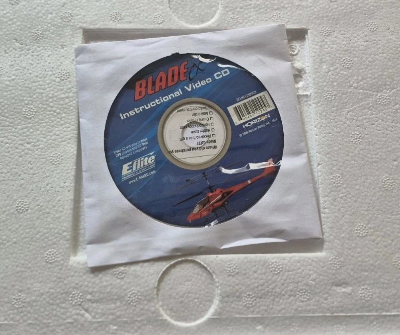 EFlite CX CX2 Coaxial RC Remote Control Helicopter EFLH1250*For Parts Or Repair* - Image 3 of 4