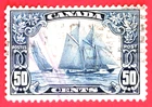 Canada Stamp #158 "King George V Scroll Issue Bluenose" Used