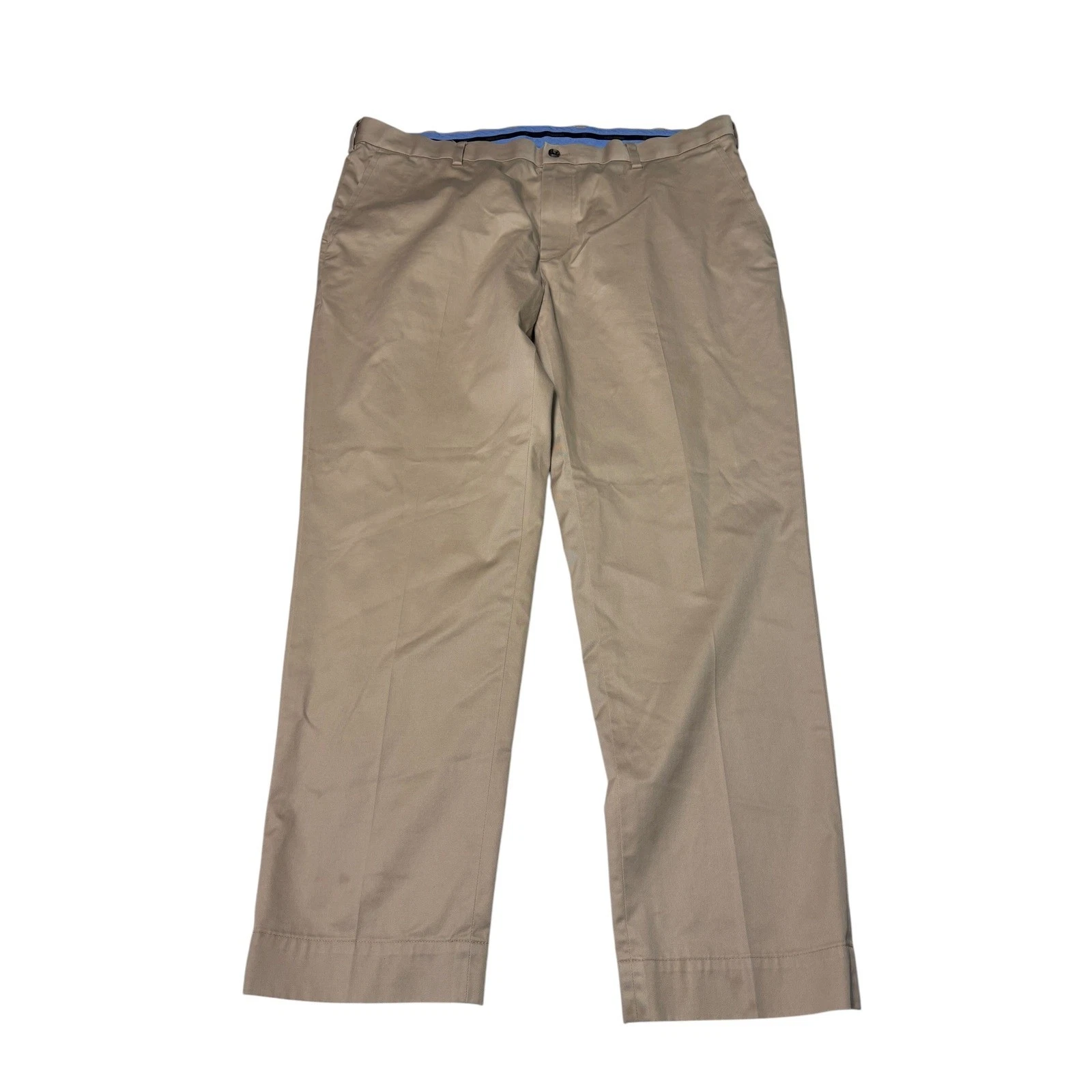 Brooks Brothers Milano Fit Advantage Chino Stretch Pants Tan Mens 40x30 Khakis