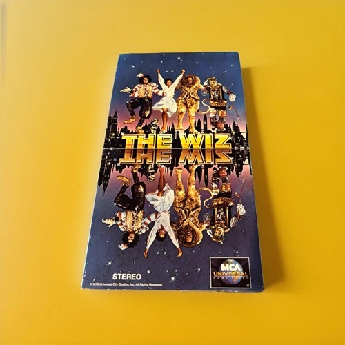 MCA Universal Home Video The Wiz VHS 1978 G Musical Sidney Lumet Ross NTSC