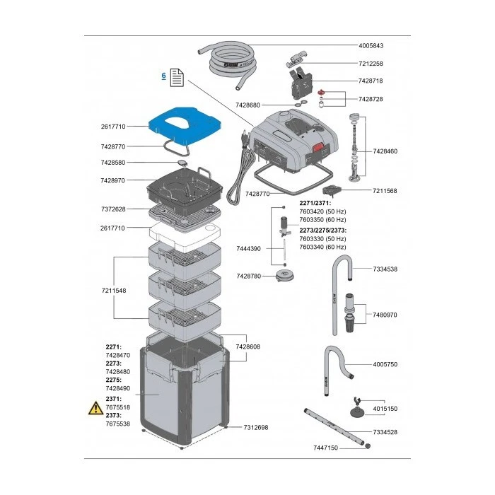 EHEIM Professional 4+ 250, 350, 600 External Filters Pro 4 Aquarium Fish Tank - Image 3 of 4