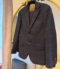 MOSS - Men’s Navy Suit - 3 Piece - Jacket 38S, Trousers - 30S, Waiscoat - 36R