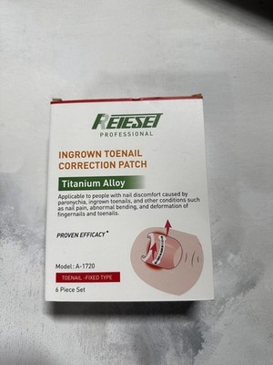 Titanium Ingrown Toenail Corrector- 6 Items, Quick Relief & Durable Design