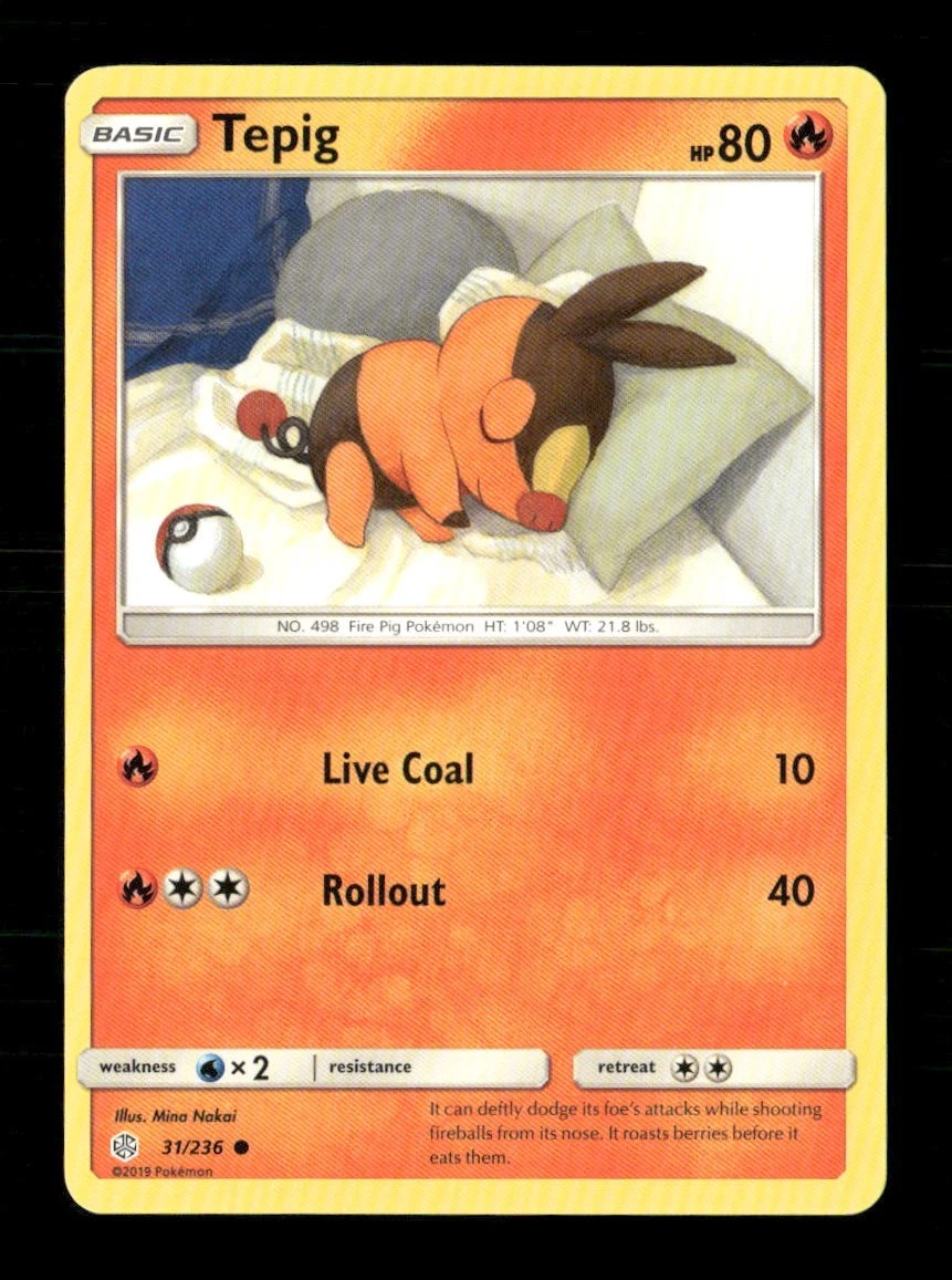 Pokémon Tepig Individual Trading Cards for sale