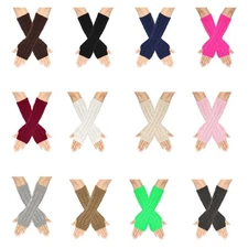 2lots Elastic Arm Warmers Office Fashionable Arm Sleeves Stretchy Arm Covers