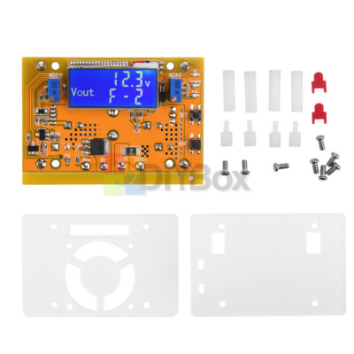10A DC 7-40V Power Supply Adjustable Module Step-Down Power Volt AMP Meter +Case