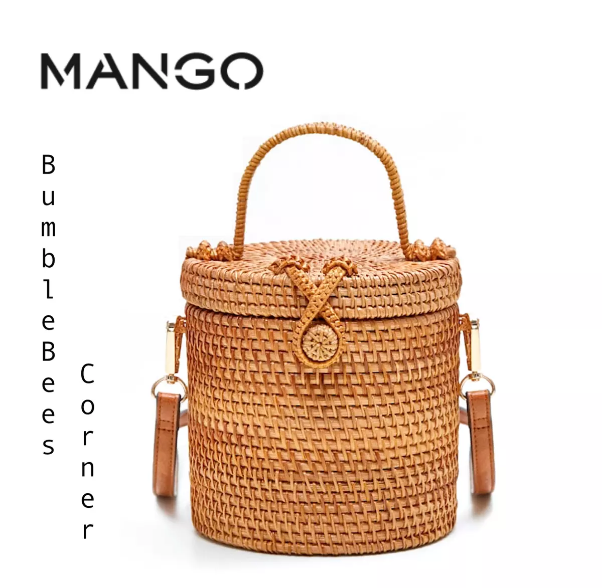 Bali Rattan Woven Tote Bag