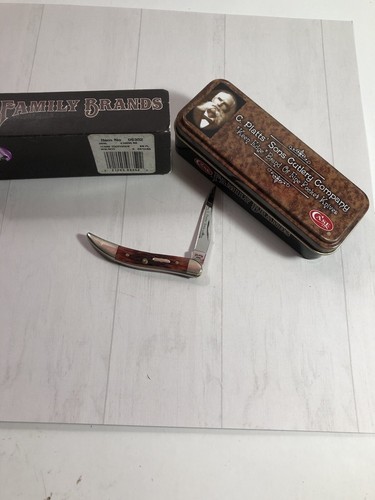 NEW CASE XX C PLATTS WALNUT BONE TINY TOOTHPICK KNIFE  06352 PRISTINE RARE - Picture 1 of 12