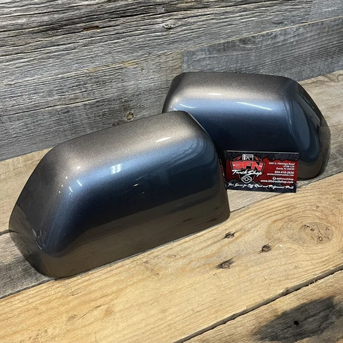 Brand New OEM Ford Super Duty Painted to Match Tow Mirror Caps - Carbonized Gray