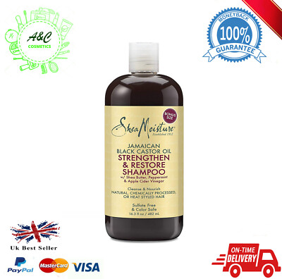 Shea Moisture Jamaican Black Castor Oil Strengthen & Restore Shampoo 13oz