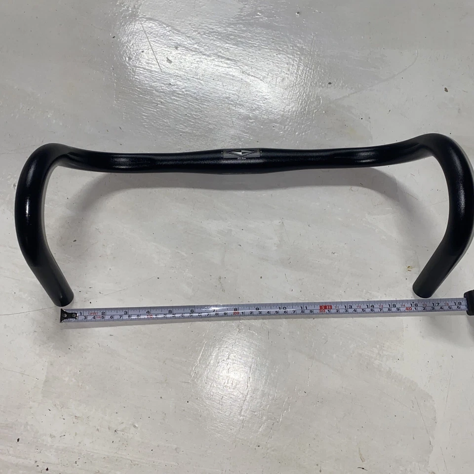 Manillar barra caída bicicleta SunLite 31,8 x 420 mm negro aleación bicicleta Foto 4 de 4