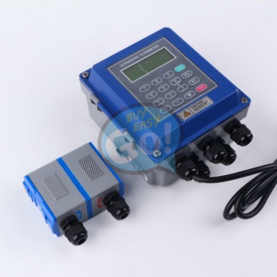 Digital Wall Mounted   Water Flow Meter Flowmeter Heat Meter TUF-2000B #D9*
