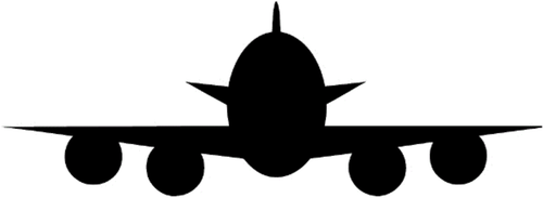 New Airplane Vinyl  Car Decal Window Pick The Size Color  - Bild 1 von 16