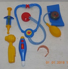 Lot of 6 Pretend play Toy Doctors Kit Bag Accessories
