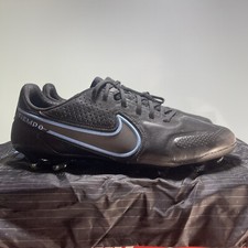 New Nike Tiempo Legend 9 Elite FG Soccer Cleats Black/Blue CZ8482-004 Men's Size