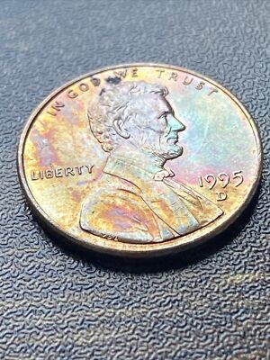 1995 D Lincoln Cent Penny Actual Coin One-of-a-kind