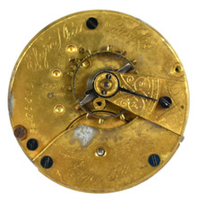 Vintage Elgin Grade 73 18s 7J OF Pocket Watch Movement lot.ws