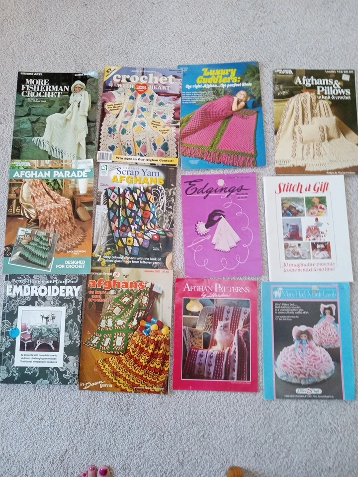 Crocheted Heart Afghan Stained Glass, Lacey Chevron Granny Square Bridal Pattern - Image 2 of 4