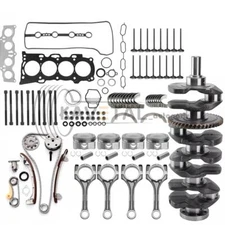 2AZ-FE 2.4L Engine Overhaul Rebuild Kit w/ Crankshaft Rods Timing Kit For Toyota