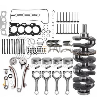 #ad #ad 2AZ FE 2.4L Engine Overhaul Rebuild Kit w Crankshaft Rods Timing Kit For Toyota $445.46