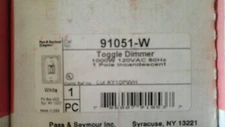P&S 91051-W Toggle Dimmer