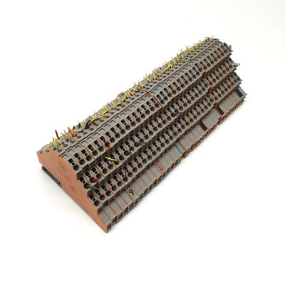 Lot of 35 Wago 281-532 6-Pos. Motor Wiring Terminal Blocks, 400V 25A, L1-L2-L3