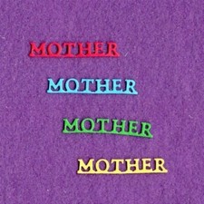 MOTHER  3 Mom die cuts scrapbook cards
