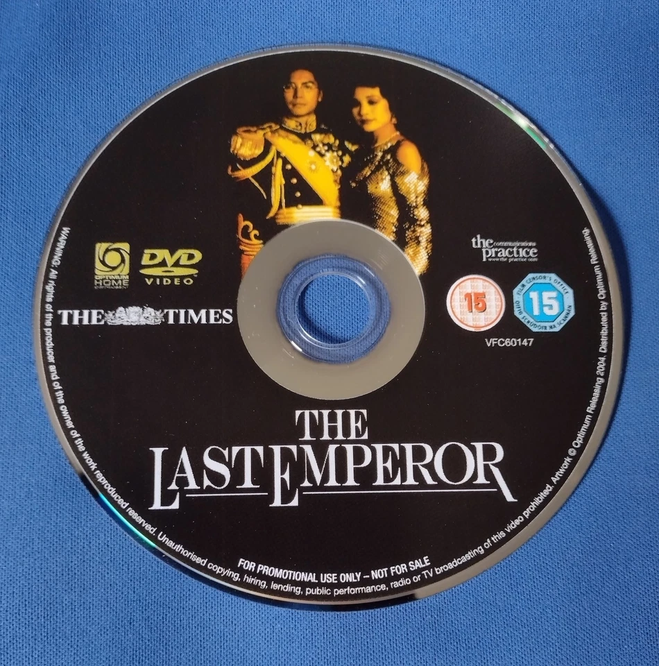 THE LAST EMPEROR (1987) DVD * BERNARDO BERTOLUCCI * THE TIMES NEWSPAPER PROMO * - Image 3 of 3