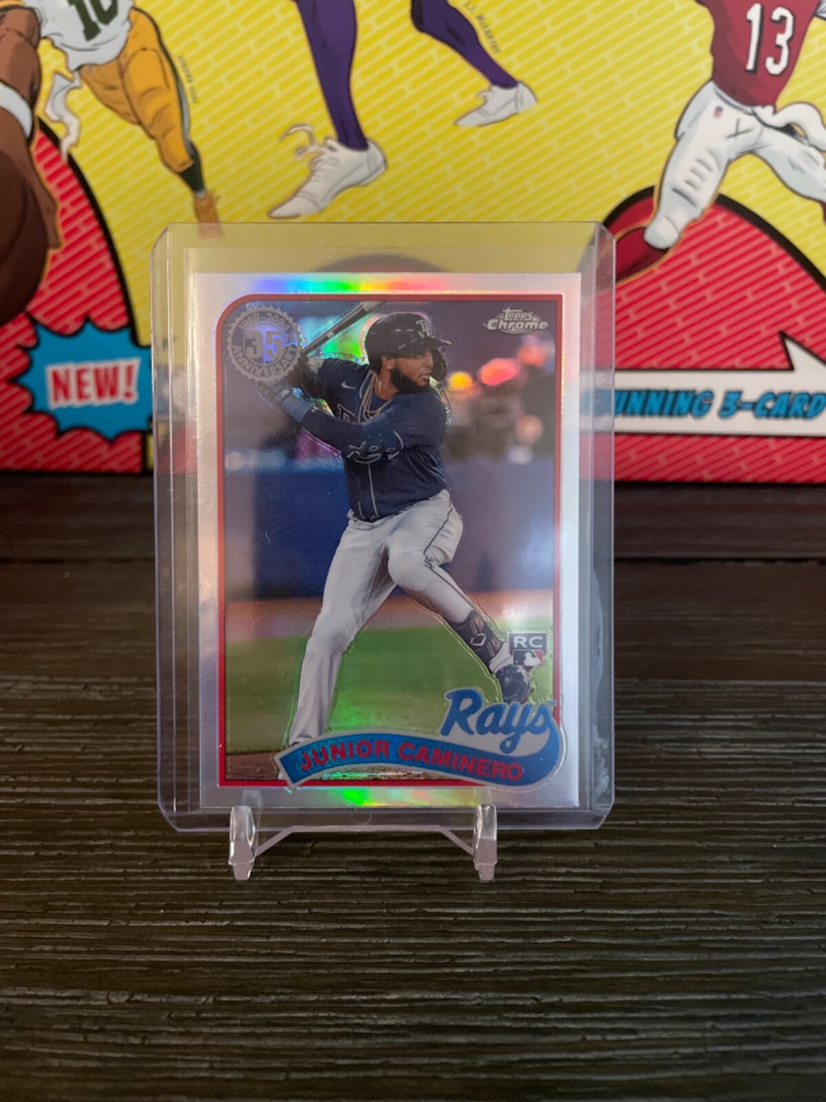 2024 Topps Chrome - 1989 Topps Baseball Junior Caminero #89CB-15 (RC)