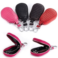 Universal Car Smart Remote Key Chain Case Holder Zipper Mini Leather Bag Gift US