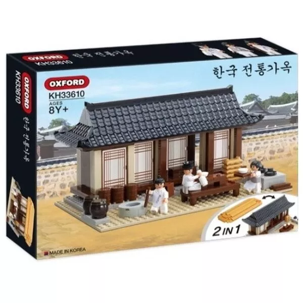 Oxford KH33610 Traditional Korean House Hanok Toy Block Set Brand New and Sealed