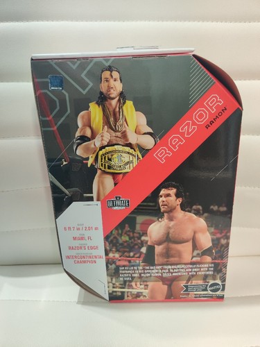Mattel WWE Ultimate Edition CHASE Razor Ramon PURPLE Scott HALL NWO NEW SET (2) - Picture 6 of 6