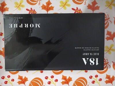 MORPHE 18A BLUE YA AWAY EYESHADOW PALETTE FULL SIZE New In Box