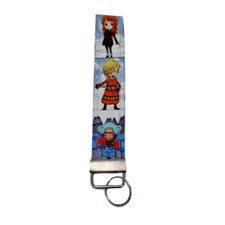 One Piece Wrist lanyard  Anime Keychain Wristlet Cute Cartoon
