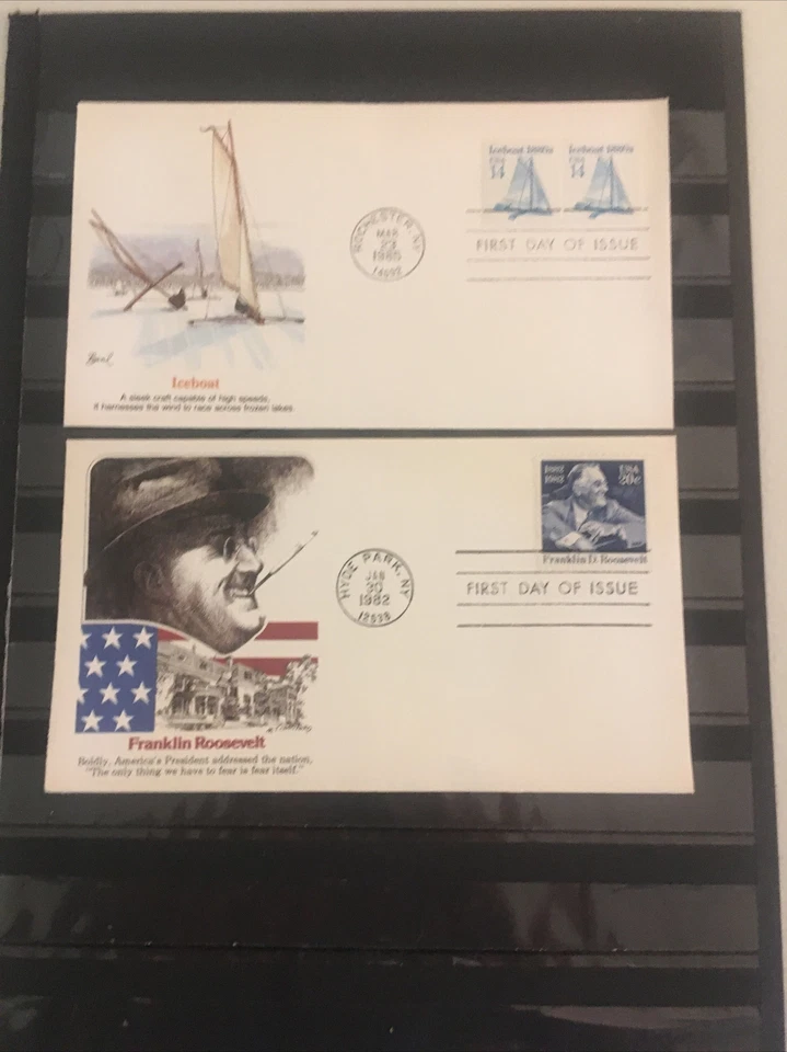 First Days Unaddressed Set 4 1988 American Roses Booklet H-21 - Image 4 of 4