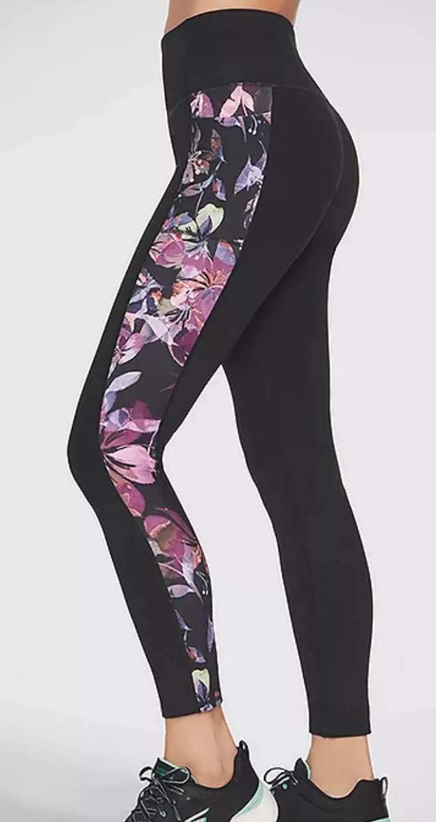 SKECHERS GO WALK ULTRAVIOLET HW RUNNING LEGGINGS BRAND NEW SIZE SMALL BLACK