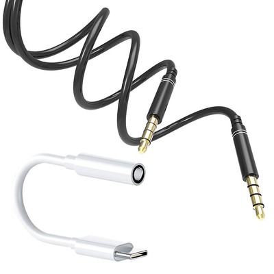 3.5mm Type C Audio Adapter Cable F Motorola Moto Z Force Droid XT1650M CellPhone